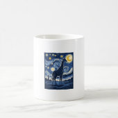 Giraffe Sternennacht Vintage Kaffeetasse (Mittel)
