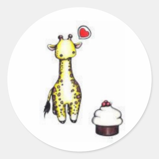 Giraffe Stickers (Vorderseite)