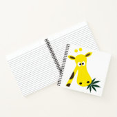 Giraffe Stoned Notizblock (Innenseite)