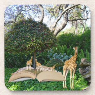 Giraffe-Story-Buchzeit, Getränkeuntersetzer