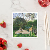 Giraffe-Story-Buchzeit, Serviette (Beispiel)