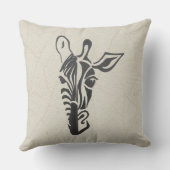 Giraffe – Stylisches Wurfkissen Kissen (Rückseite)