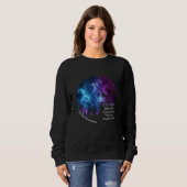 Giraffe Suicide Awareness Bleibe Starkes Giraffeng Sweatshirt (Vorne ganz)