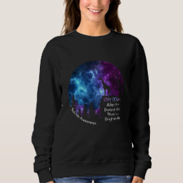 Giraffe Suicide Awareness Bleibe Starkes Giraffeng Sweatshirt