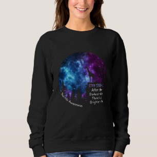 Giraffe Suicide Awareness Bleibe Starkes Giraffeng Sweatshirt