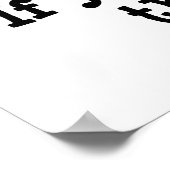 Giraffe Summer Quote Wasserfarben Poster drucken (Ecke)