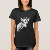 Giraffe sunglasses giraffe love vacation animal fa T-Shirt (Vorderseite)
