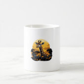 Giraffe Sunset Flora und Fauna Kaffeetasse (Mittel)