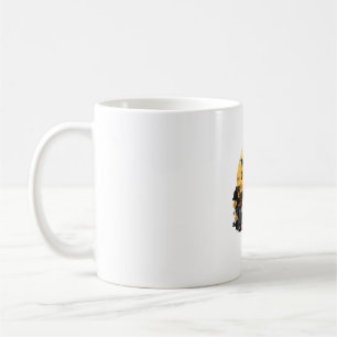 Giraffe Sunset Flora und Fauna Kaffeetasse