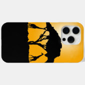 Giraffe Sunset Phone Case (Rückseite (Horizontal))