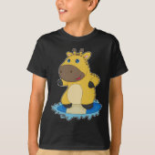 Giraffe Surfboard T-Shirt (Vorderseite)