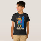 Giraffe Surfboard T-Shirt (Vorne ganz)