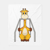 Giraffe Swing Fleecedecke (Vorderseite)
