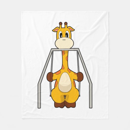 Giraffe Swing Fleecedecke (Vorderseite)