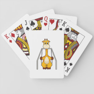 Giraffe Swing Spielkarten