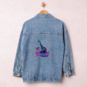 Giraffe Synthwave Vaporwave Art Jeansjacke (Hangar)