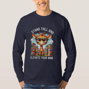 Giraffe-T - Shirt, Natureleber-Shirt, Tierdruck T-Shirt