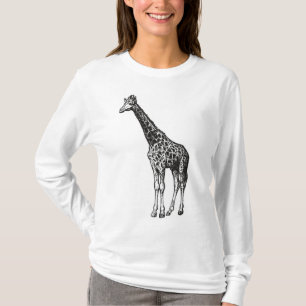 Giraffe-T - Shirt, Tierdruck, Wildtiere, T-Shirt