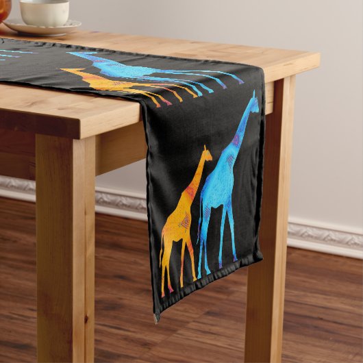 Giraffe Table Runner Kurzer Tischläufer (Beispiel)