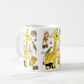 Giraffe Tasse Happy Birthday Tasse (Vorderseite Links)