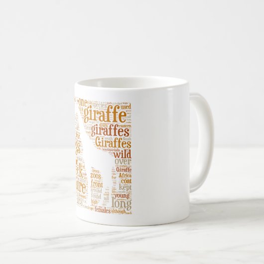 Giraffe-Tasse Kaffeetasse (VorderseiteRechts)