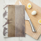 Giraffe Tea Towel Geschirrtuch (Viertel Falte)