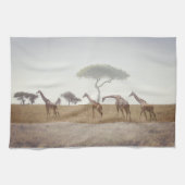 Giraffe Tea Towel Geschirrtuch (Horizontal)