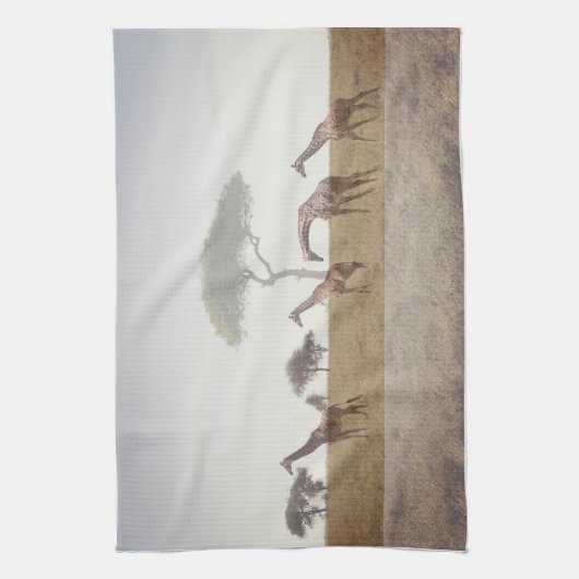 Giraffe Tea Towel Geschirrtuch (Vertikal)