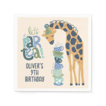 Giraffe Tee Party Kindergeburtstag Party