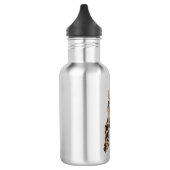 Giraffe.Text.Ich sehe dich Edelstahlflasche (Links)