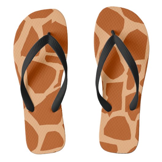 Giraffe Texture Flip Flops Badesandalen (Fußbett)