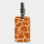 Giraffe Texture Luggage Tag Gepäckanhänger (Vorderseite vertikal)