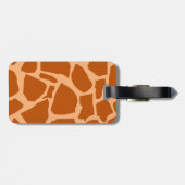Giraffe Texture Luggage Tag Gepäckanhänger (Rückseite horizontal)