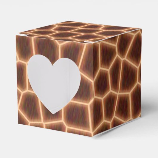Giraffe Themed Gastgeschenk Boxes Geschenkschachtel (Vorderseite)