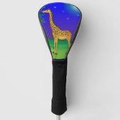 Giraffe Themed Golf Head Cover Headcover (Vorderseite)