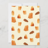 Giraffe Themed Safari Babydusche Einladung (Rückseite)