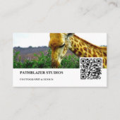 Giraffe Thorn Tree | Naturfotografie | Visitenkarte (Vorderseite)