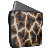 Giraffe Tier Fell Haut Textur wild Leder Muster Laptopschutzhülle (Vorne Rechts)