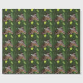 Giraffe Tier Geschenkpapier (Flach)