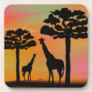 Giraffe Tier Getränkeuntersetzer