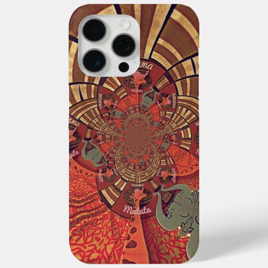 Giraffe Tier Hakuna Matata Design Case-Mate iPhone Hülle (Rückseite)