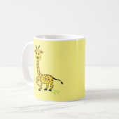 Giraffe Tier Süß Kaffeetasse (Vorderseite Links)