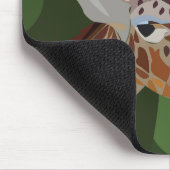 Giraffe Tierdarstellung Mousepad (Ecke)