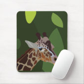 Giraffe Tierdarstellung Mousepad (Mit Mouse)