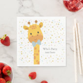 Giraffe, Tierdarstellung Serviette (Beispiel)