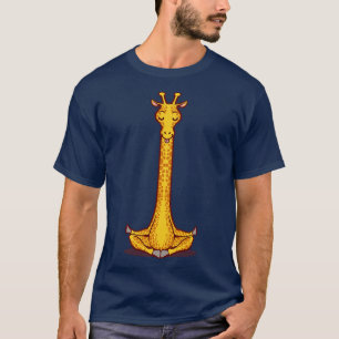 Giraffe Tiere Meditation Zen-Buddhismus T-Shirt
