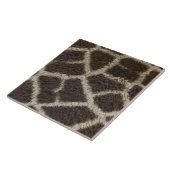 Giraffe Tierfell Haut Textur wild Leder Muster Fliese (Seite)