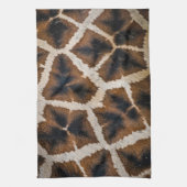 Giraffe Tierfell Haut Textur wild Leder Muster Geschirrtuch (Vertikal)