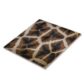 Giraffe Tierfell Haut Textur wild Leder patte Fliese (Seite)