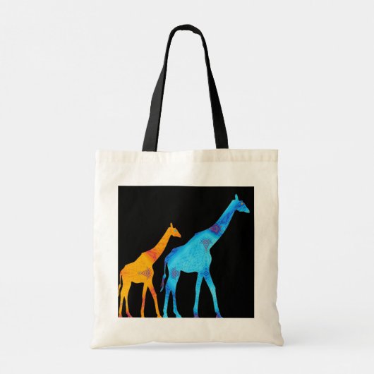 Giraffe Tote Bag Tragetasche (Rückseite)